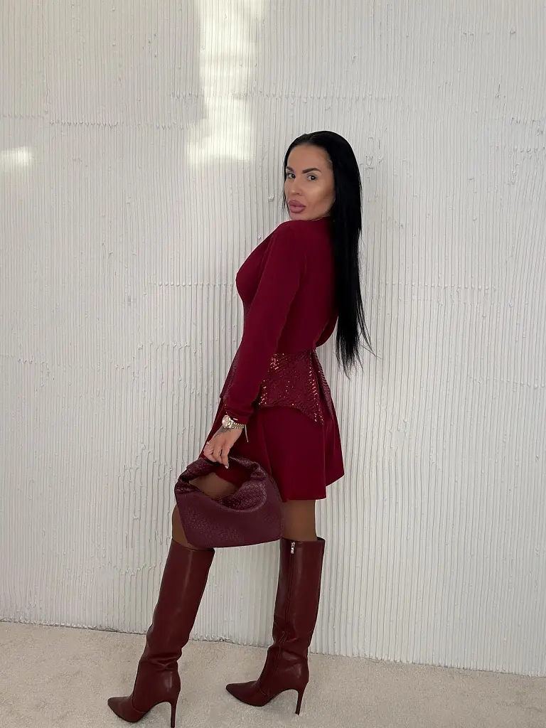 Overal zdobený flitrami CHARLINA - next