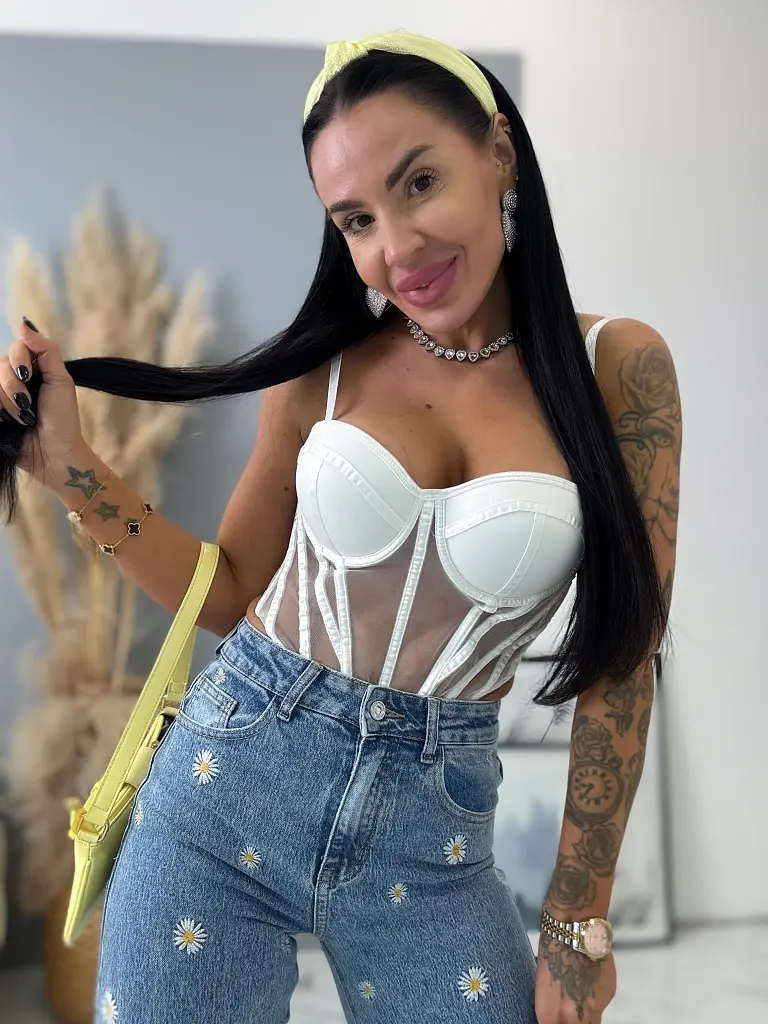 Push-up korzetový top SHEELA