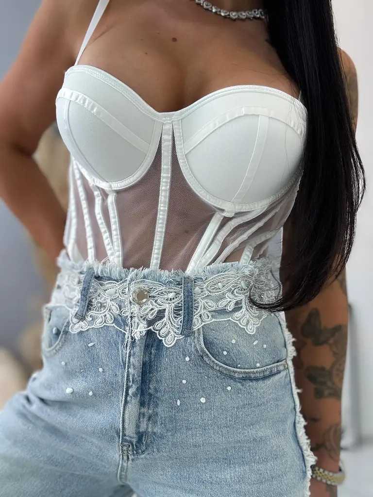 Push-up korzetový top SHEELA - next