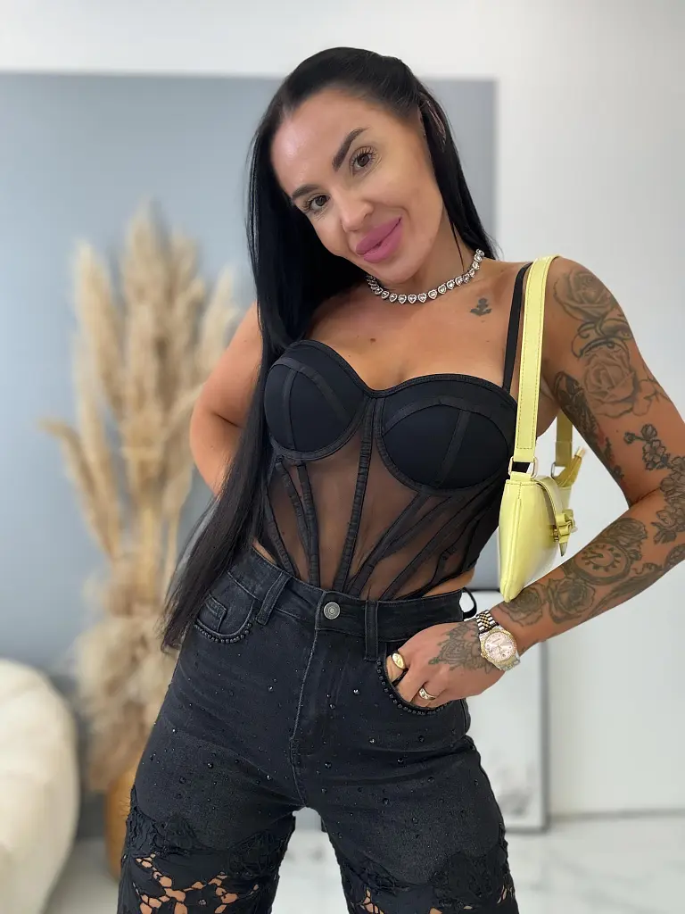 Push-up korzetový top SHEELA - next