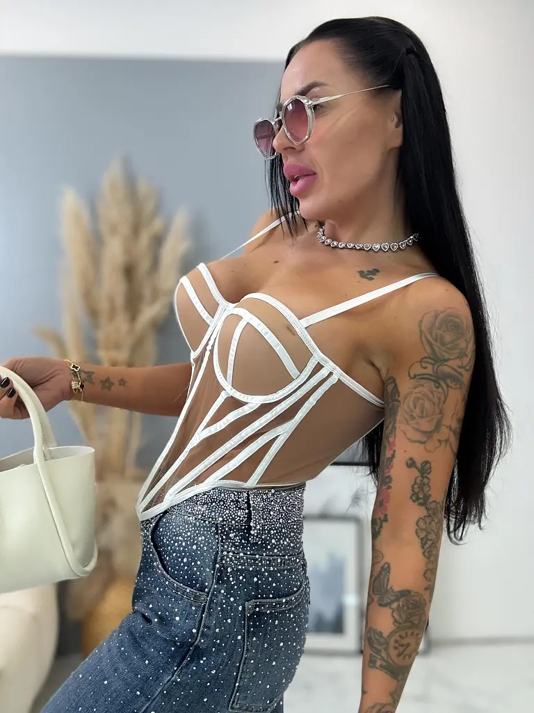 Push-up korzetový top SHEELA - next