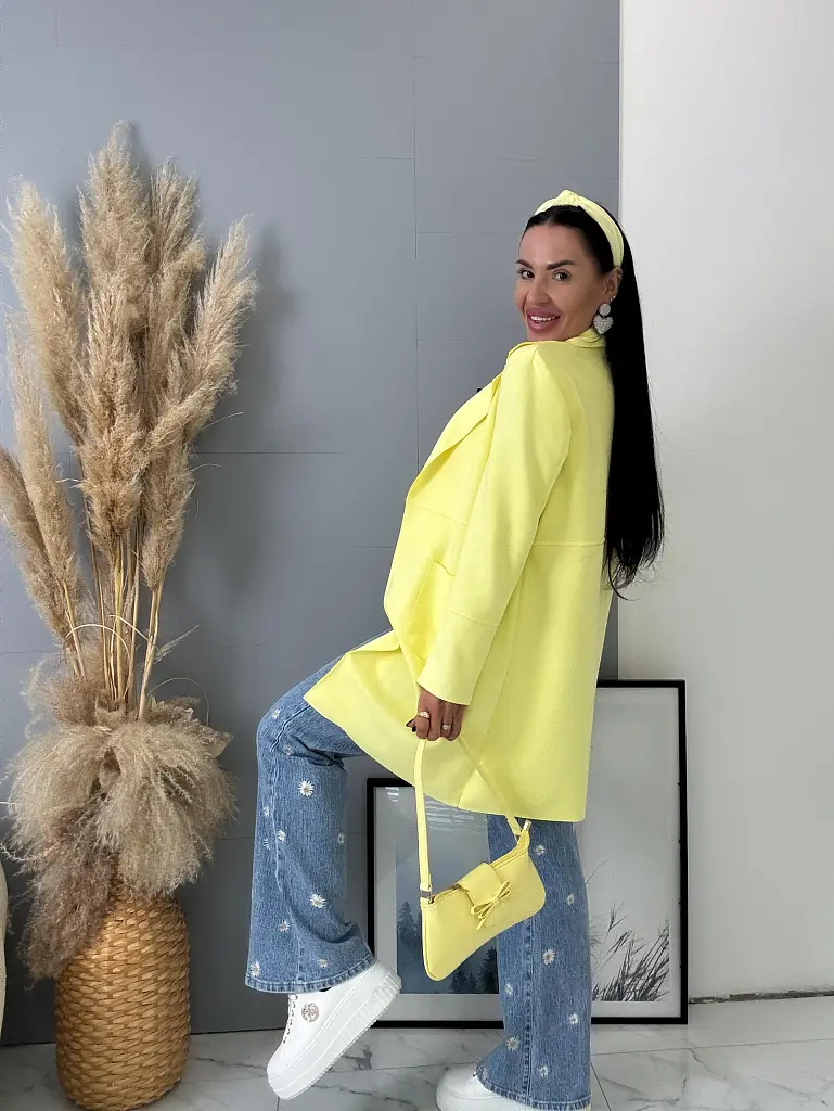 Velúrový predĺžený blejzer STELIA - next