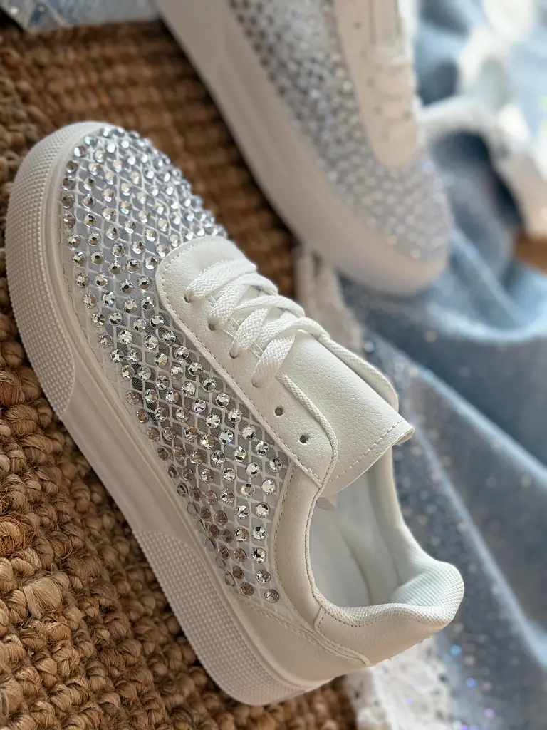 Platformové tenisky zdobené kamienkami ALATIA - next