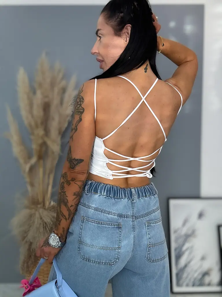 Push-up crop top AMLIE - next