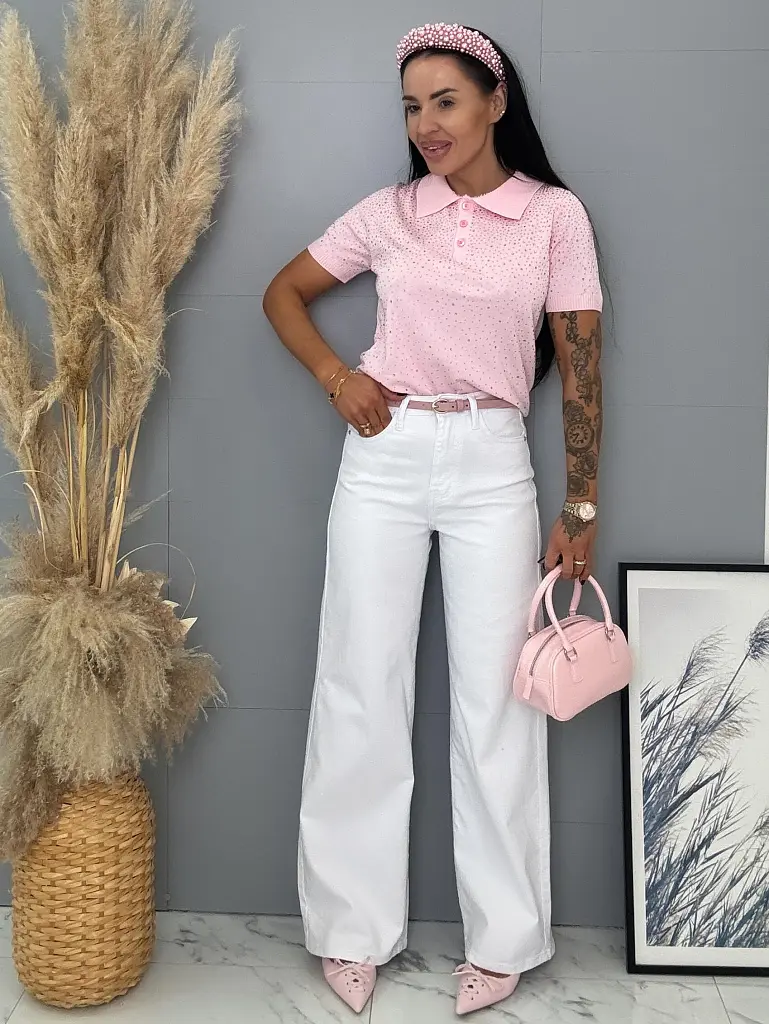 Vysokopásové wide leg rifle 