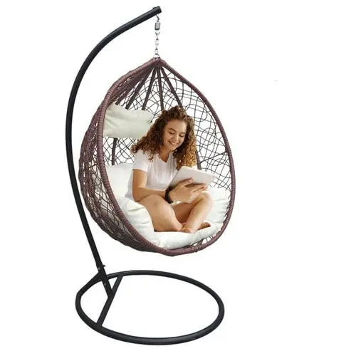 Závesné kreslo - hojdačka cocoon farba: brown