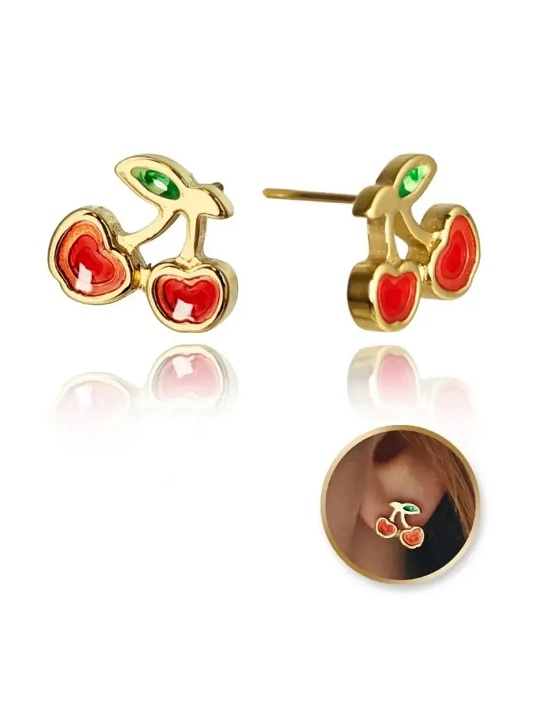 Náušnice čerešňa