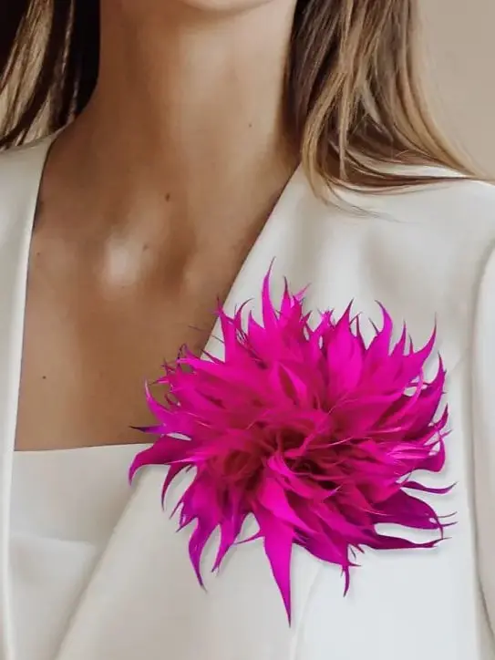 Ozdobná brošňa a sponka do vlasov – 2v1 - next