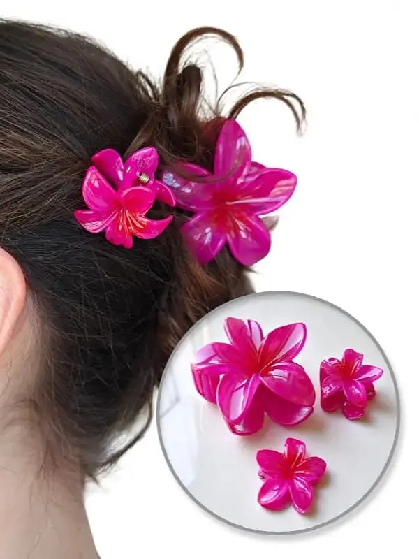 Trojdielna spona do vlasov