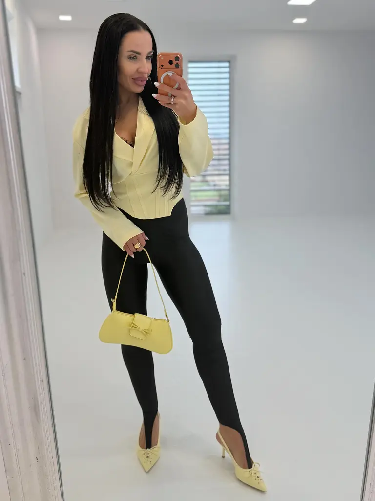 Legíny kaliopky STARS s lesklým efektom