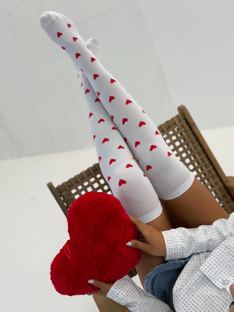 Biele dámske nadkolienky LOVE