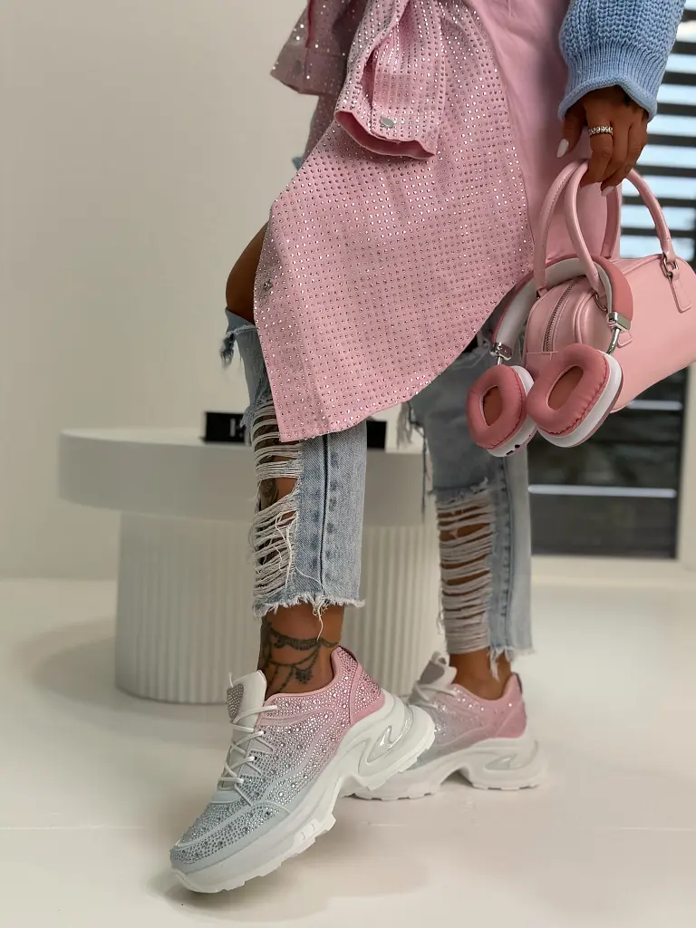 Trblietavé platformové tenisky SERRY - next