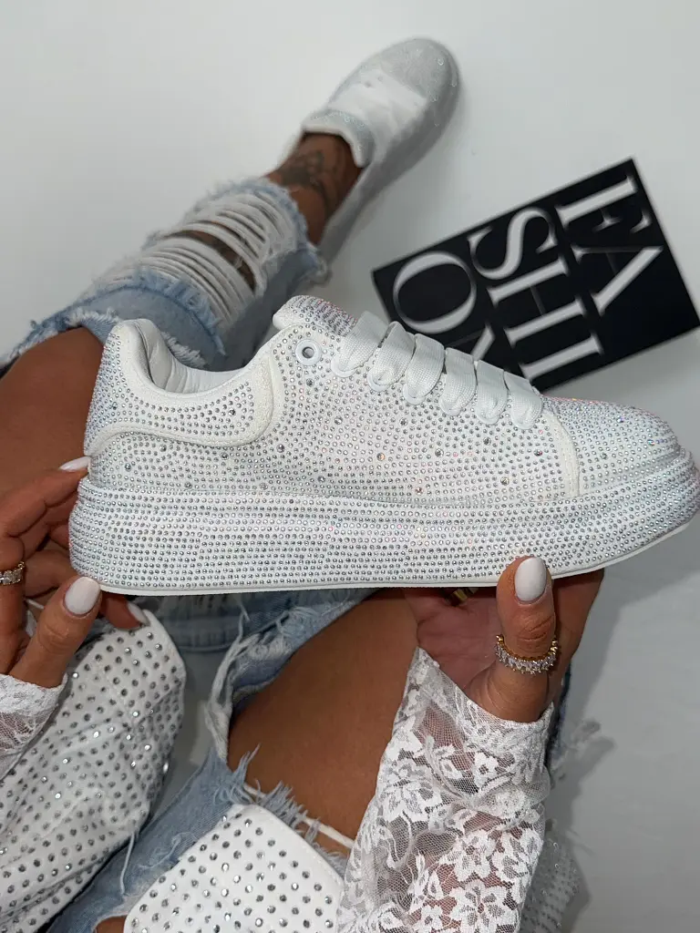 Trblietavé platformové tenisky ANEKA- - next