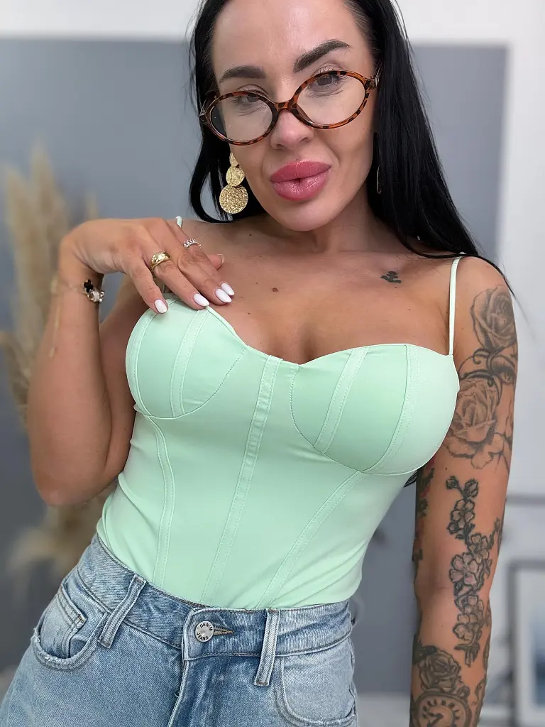 Korzetové body na ramienka CLARINE - next