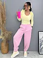 Balónové športové nohavice s gumeným pásom PINKY