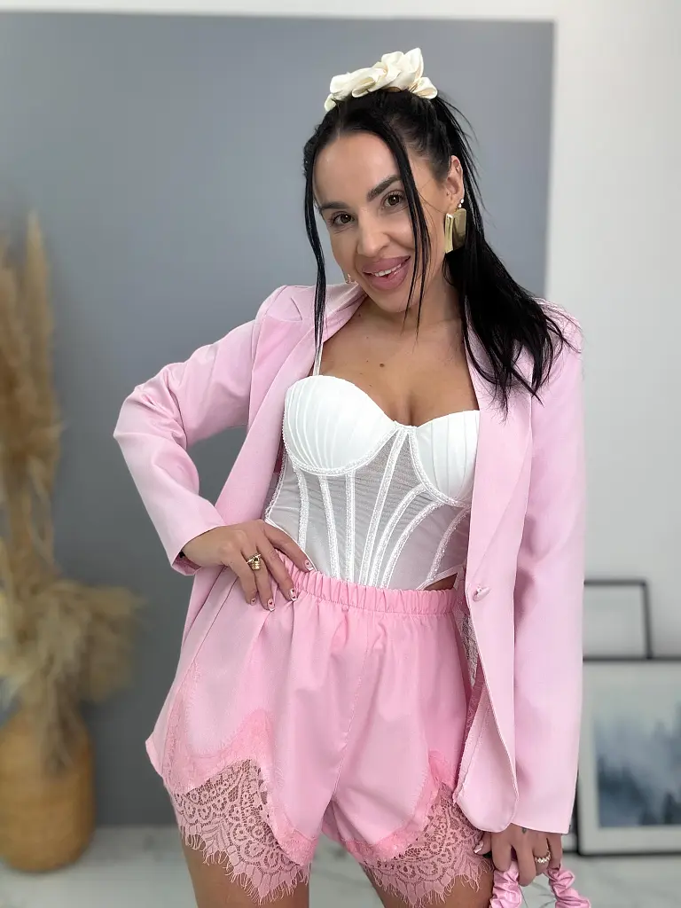 Šortky s čipkou KANIA