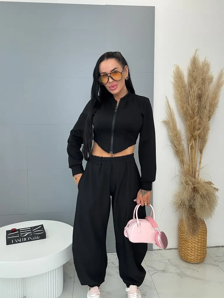 Crop mikina so zipsom ARIKA - next