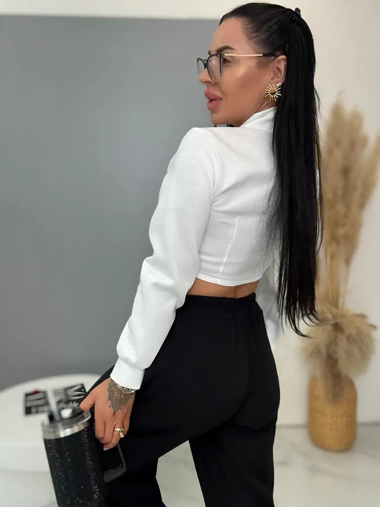 Crop mikina so zipsom ARIKA - next