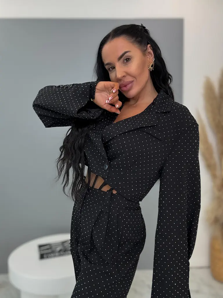 Dvojdielny trblietavý komplet CHIARA