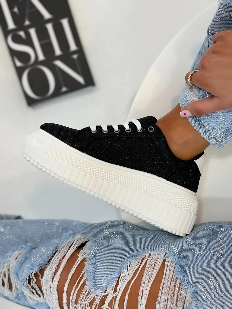 Trblietavé platformové tenisky NERIDA - next