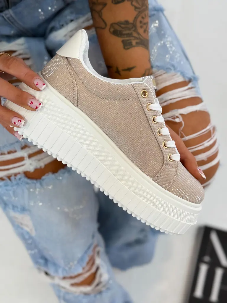 Trblietavé platformové tenisky NERIDA - next