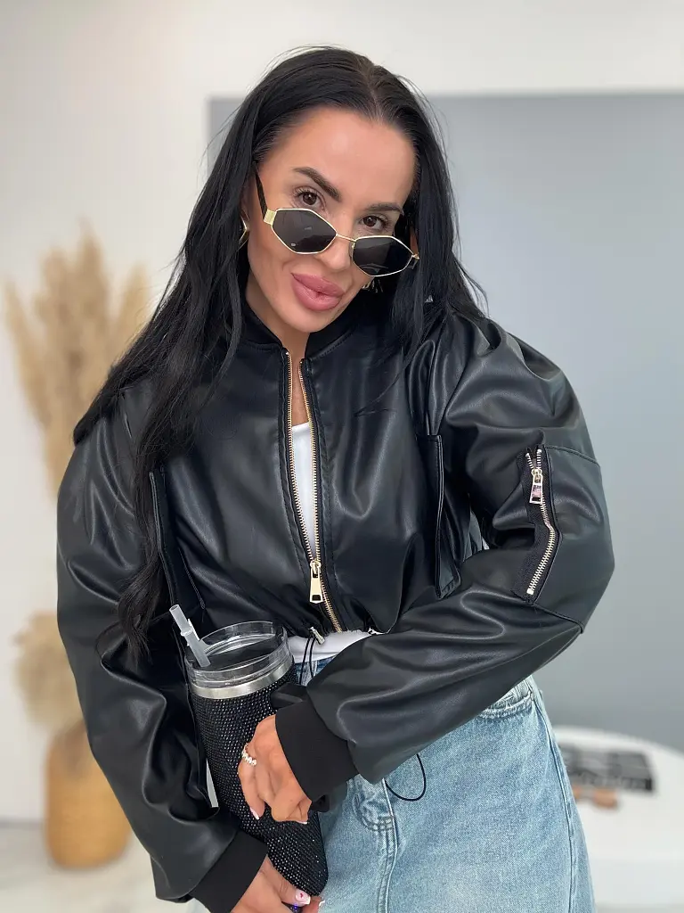 Koženková bunda MARIVA - next