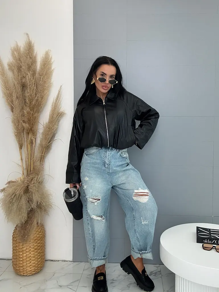 Koženková bunda MELONA