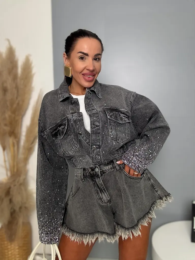 Denim šortky CYNTHIA