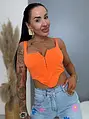 Orange crop-top CALLA