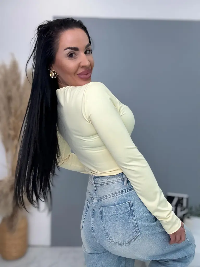 Yellow dámske tričko AVINIA  - next