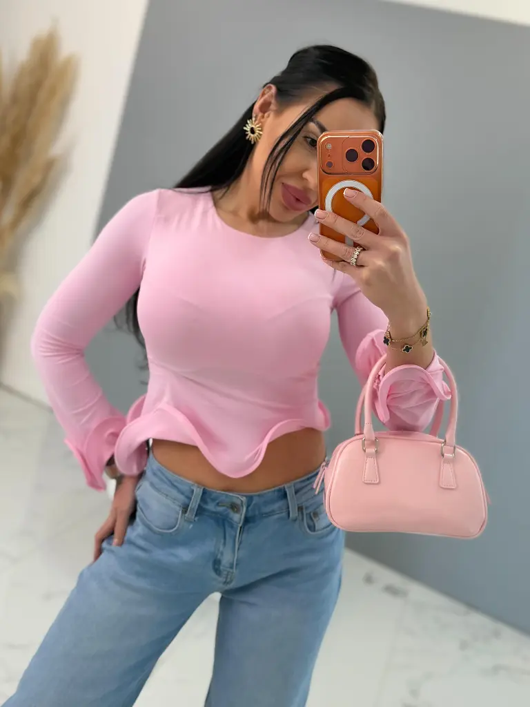 Asymetrický top s vystuženými volánmi FUTURA - next