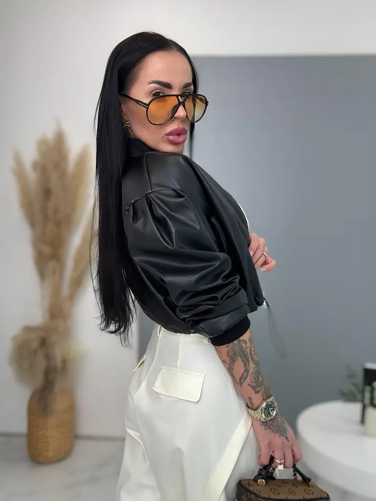 Koženková bunda DETTI - next