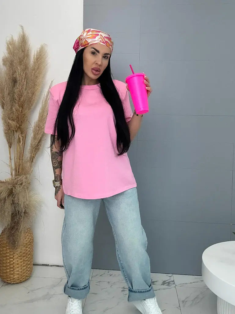 Basic tričko s vypchávkami - next