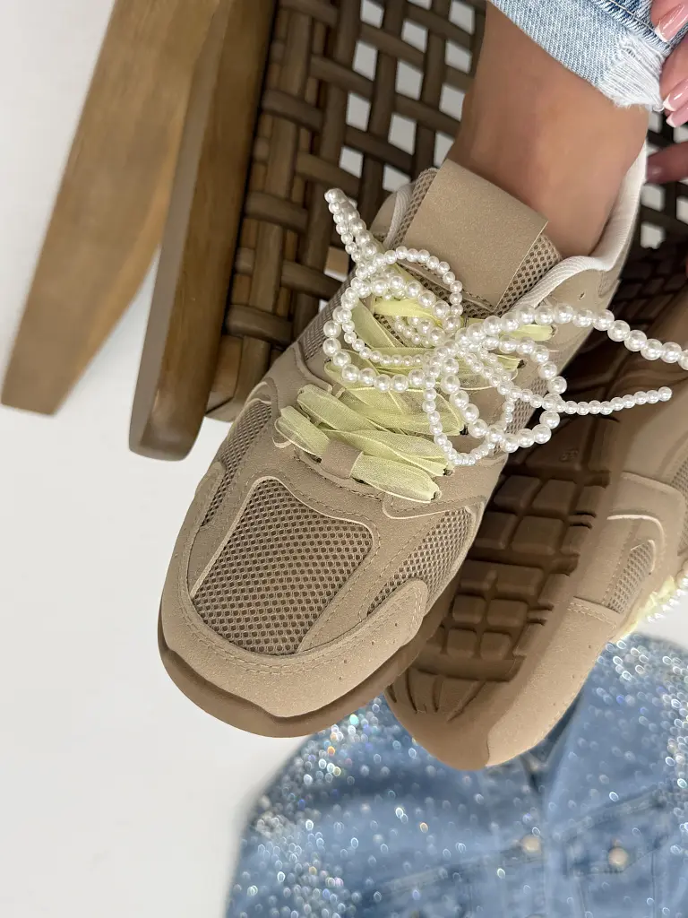 Tenisky zdobené korálkami COREY- - next