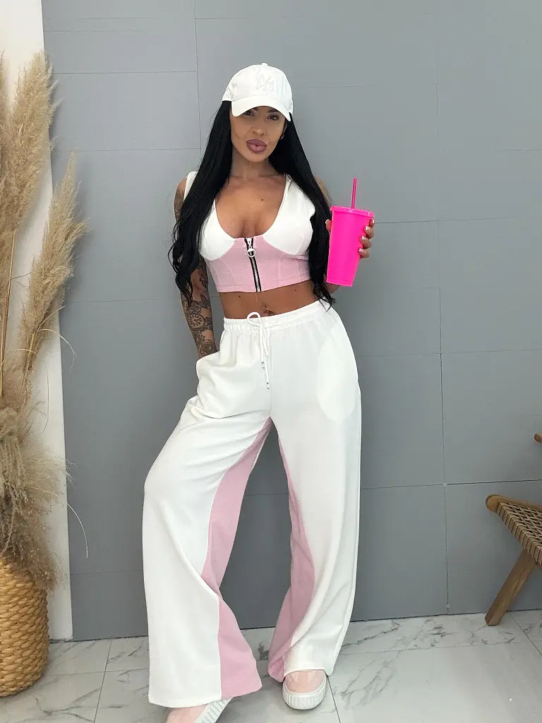 Športový komplet s vystuženým crop topom NORA