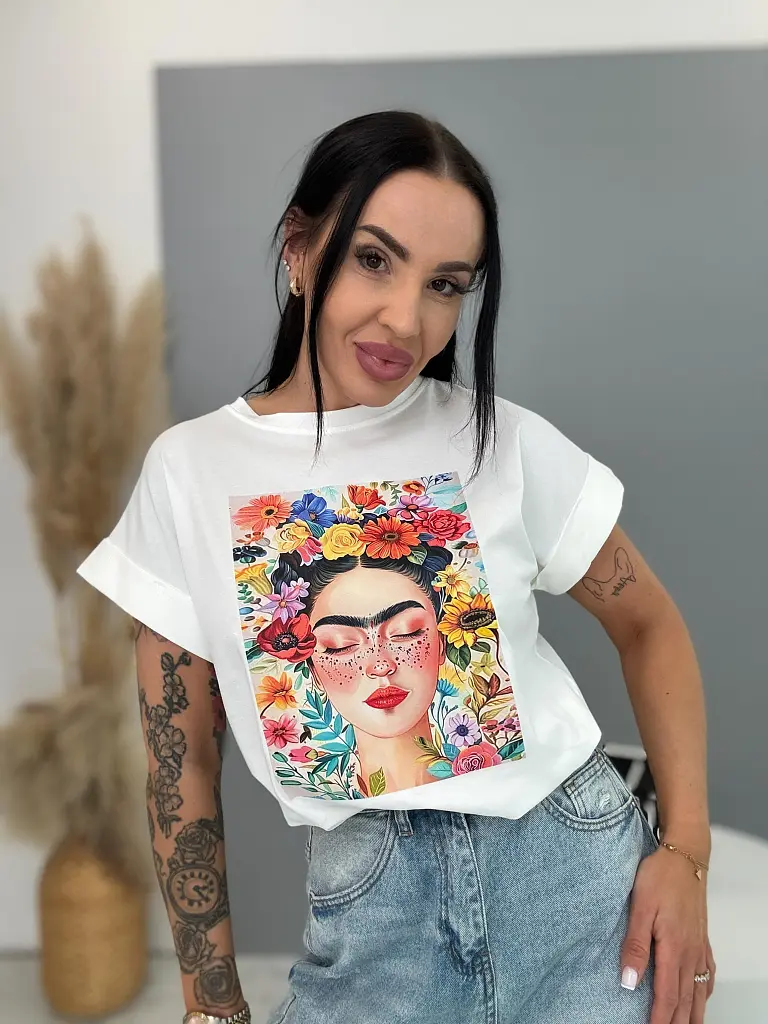 Dámske tričko s potlačou IVOLA