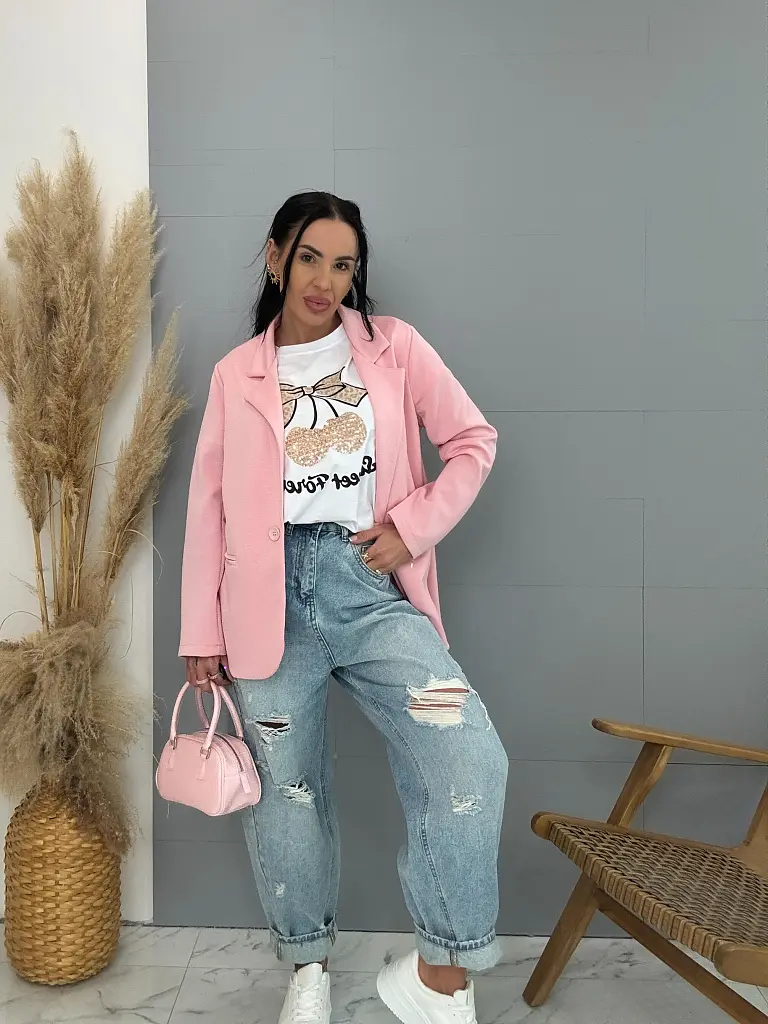 Street sako z mikinového materiálu NABILA 