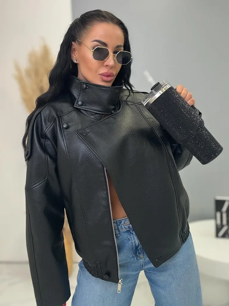 Koženková bomber bunda LIDER