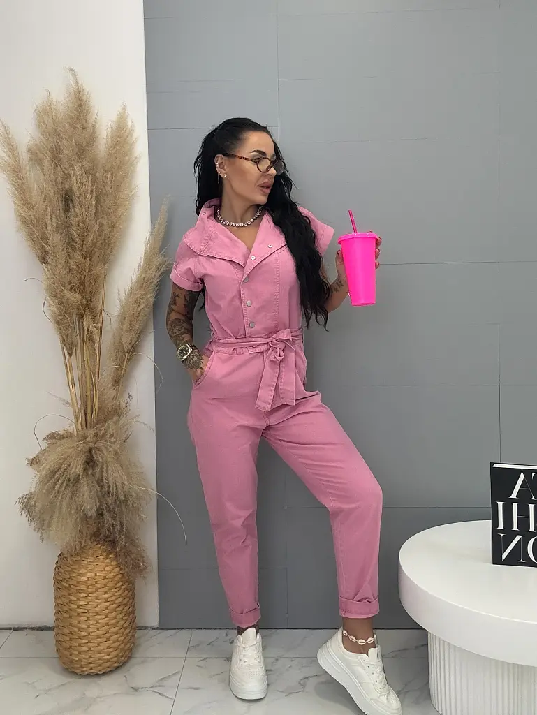 Denim overal s opaskom LIMAN