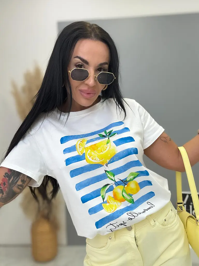 Dámske tričko s potlačou VIBE LIMONELLO
