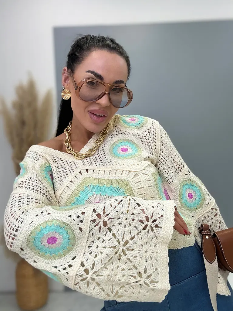 Ažúrový sveter LILI - next