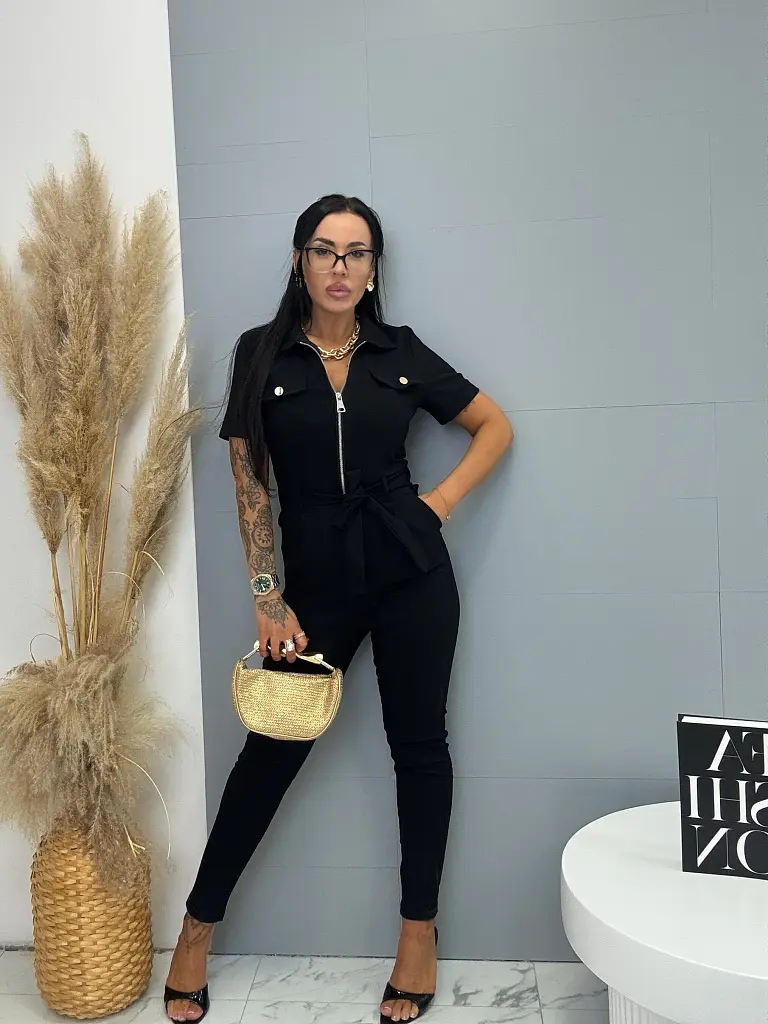 Elastický overal s opaskom STELLA