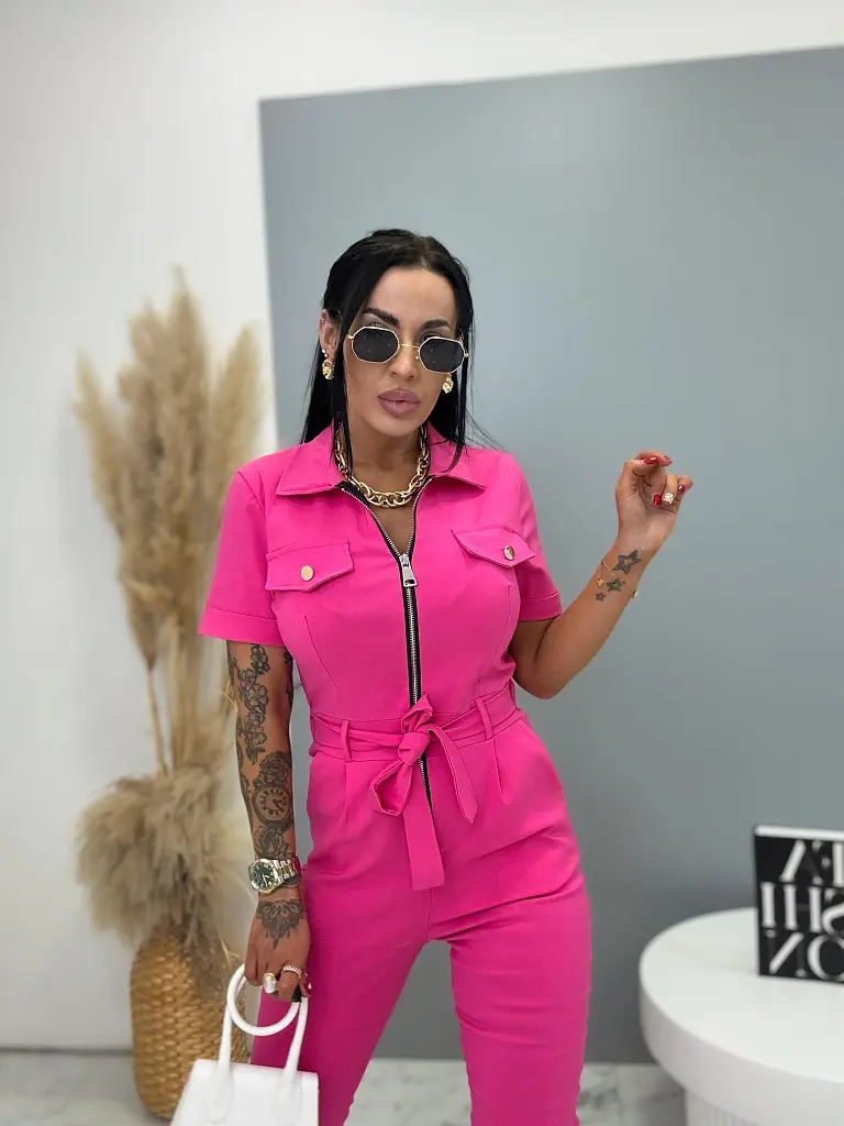 Elastický overal s opaskom STELLA - next