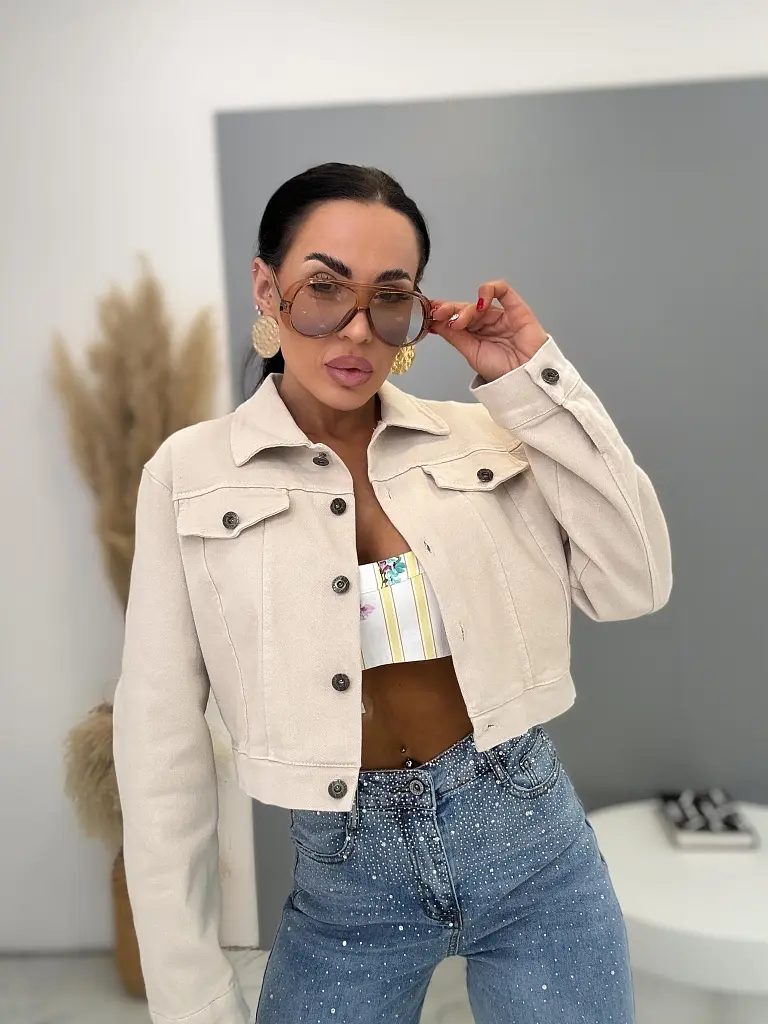 Dámska denim bunda ALESSIA