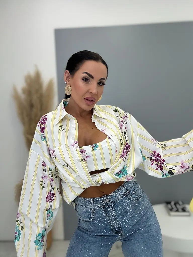  Vysokopásové wide leg rifle s kamienkami DREAM - next