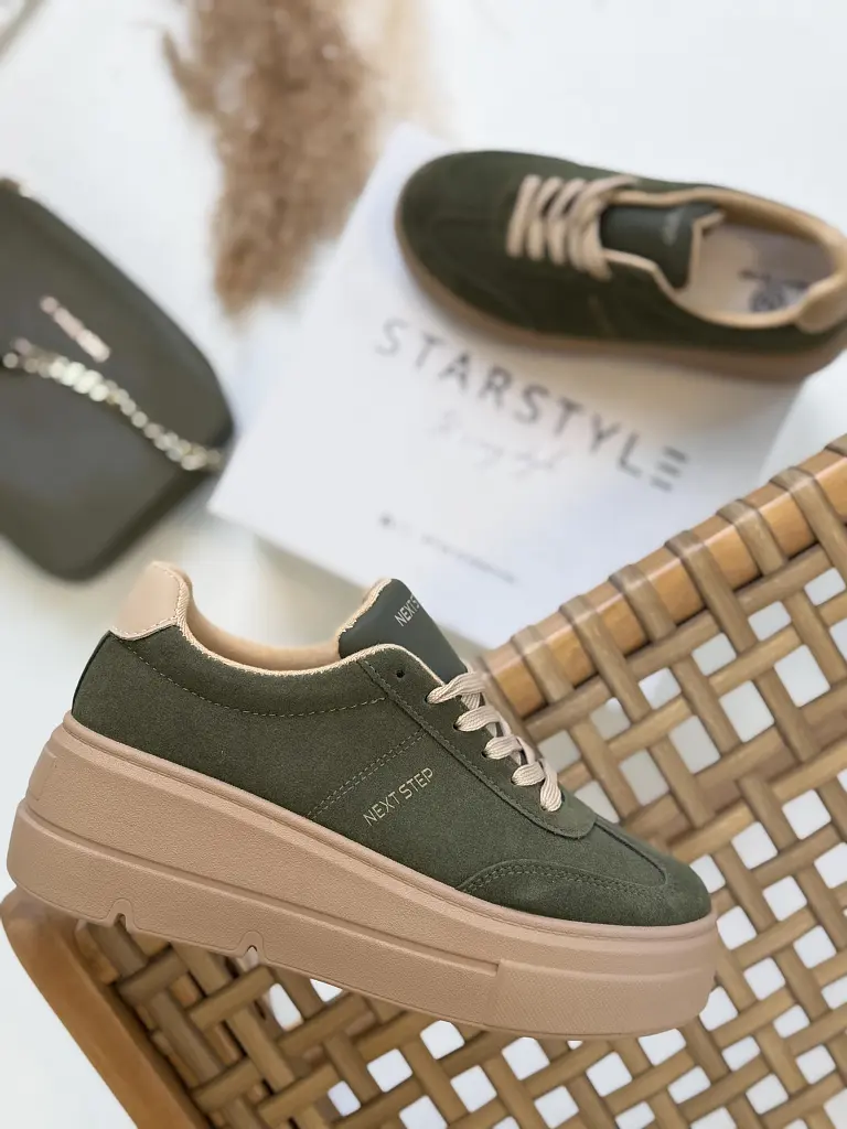 Platformové semišové tenisky SYNDI