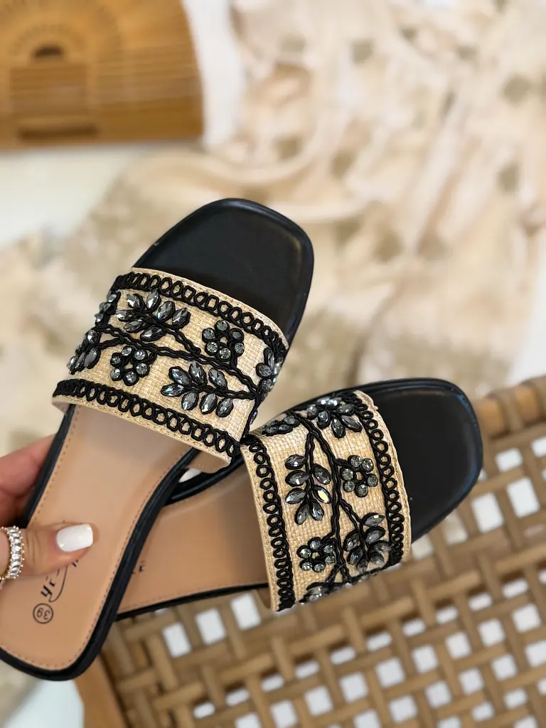 Dámske šľapky so ozdobou ONE - next