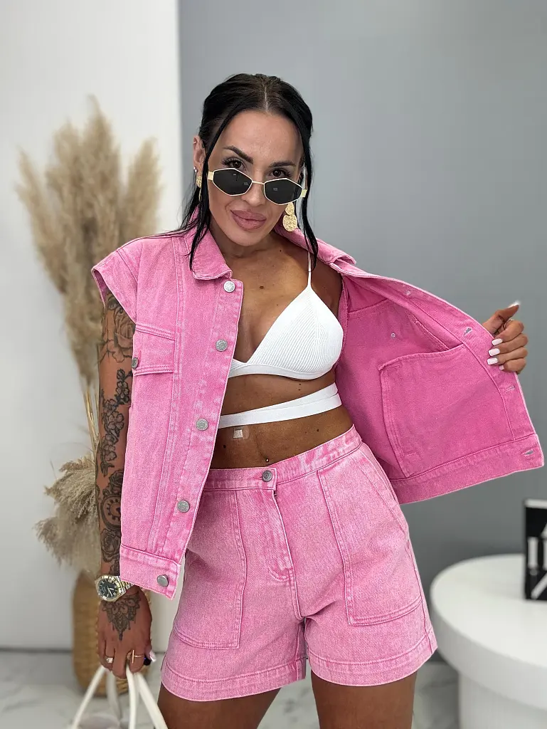 Dvojdielny denim komplet NOVIRA