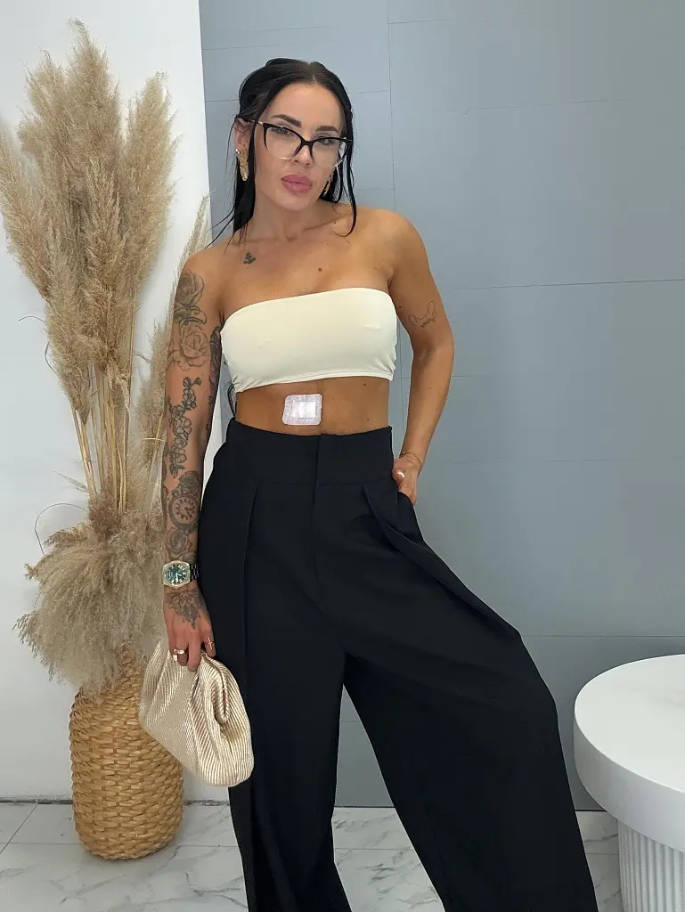 Balónové nohavice s gumeným pásom RIA