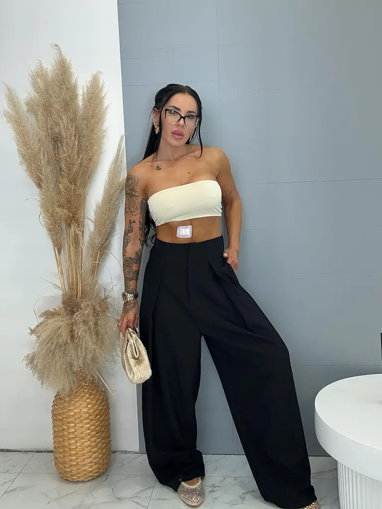 Balónové nohavice s gumeným pásom RIA - next